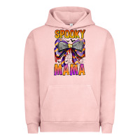 Pigment Salmon Spooky Mama Urban Hoodie - CowhideDigitalArt