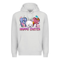 Dove Grey Happy Easter Dental Easter Day Premium Hoodie - CowGirlArtShop