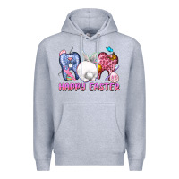 Heather Grey Happy Easter Dental Easter Day Premium Hoodie - CowGirlArtShop