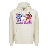 Oatmeal Heather Happy Easter Dental Easter Day Premium Hoodie - CowGirlArtShop