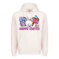 Pale Pink Happy Easter Dental Easter Day Premium Hoodie - CowGirlArtShop