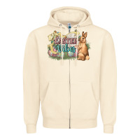 Sandshell Easter vibes Easter Day Zipper Hoodie - HowdyJamesFarm