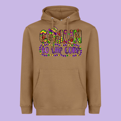 Cajun To The Core Heavyweight Hoodie Designed By Oliviacreatesart