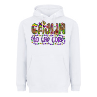 White cajun to the core Heavyweight Hoodie - OliviaCreatesArt