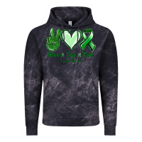 Cloud Black Peace Love Cure Liver Cancer Vintage Hoodie - Jasminsmagicworld