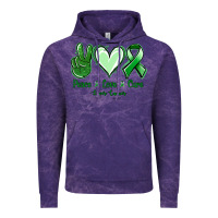 Cloud Purple Peace Love Cure Liver Cancer Vintage Hoodie - Jasminsmagicworld