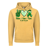 Vintage Mustard Peace Love Cure Liver Cancer Vintage Hoodie - Jasminsmagicworld