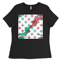 Nurse Gloves Seamless Pattern Ladies Tee | Teevron