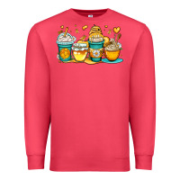 Cardinal honey bee coffee cups Premium Sweatshirt - OliviaCreatesArt