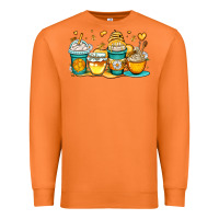 Carrot honey bee coffee cups Premium Sweatshirt - OliviaCreatesArt