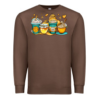 Chestnut honey bee coffee cups Premium Sweatshirt - OliviaCreatesArt