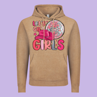 Let S Go Girls Vintage Hoodie Designed By Maliassmallbusiness