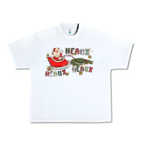 White heaux heaux heaux Urban Heavy Tee - MaliasSmallBusiness