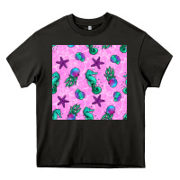 Asphalt summer ocean seamless pattern Heavy Core Tee - BundleAndBundleShop
