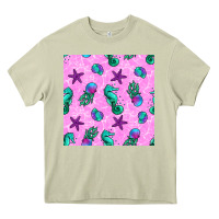 Mossy summer ocean seamless pattern Heavy Core Tee - BundleAndBundleShop
