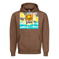 Chestnut sunny vibes Zipper Hoodie - TumblerDesignByShophia