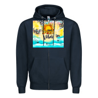 Sunny Vibes Zipper Hoodie | Teevron