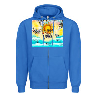 True Royal sunny vibes Zipper Hoodie - TumblerDesignByShophia