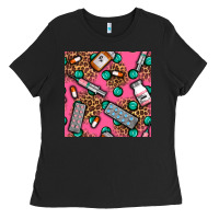 Medicines And Pills Seamless Pattern Ladies Tee | Teevron