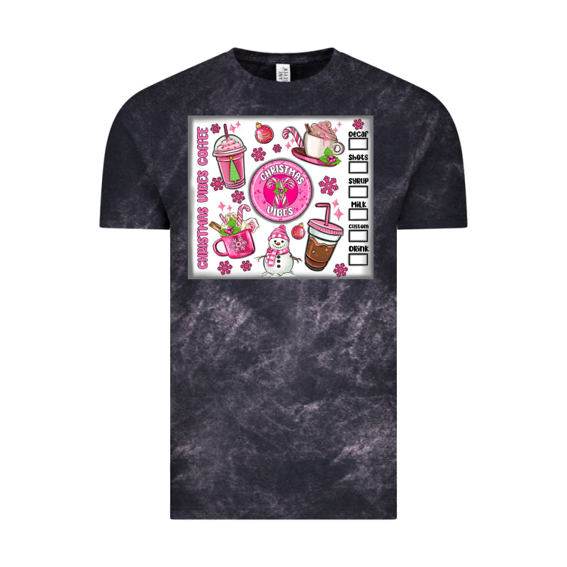 Christmas Vibes Coffee Vintage Tee by MaliasSmallBusiness | Teevron