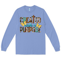 Colony Blue Created With A Purpose Long Sleeve Tee - LillyAllenDesigns