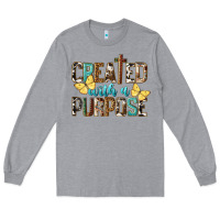 Heather Grey Created With A Purpose Long Sleeve Tee - LillyAllenDesigns