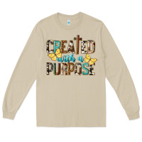 Mushroom Created With A Purpose Long Sleeve Tee - LillyAllenDesigns