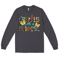Smoke Created With A Purpose Long Sleeve Tee - LillyAllenDesigns