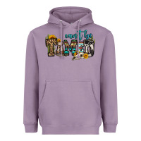Lavender can't be tamed bull skull Heavyweight Hoodie - OliviaCreatesArt