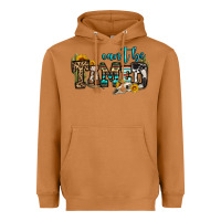 Meerkat can't be tamed bull skull Heavyweight Hoodie - OliviaCreatesArt