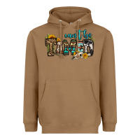Toasted Coconut can't be tamed bull skull Heavyweight Hoodie - OliviaCreatesArt
