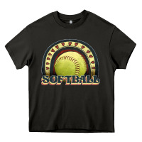 Asphalt softball rainbow Heavy Core Tee - JahusDesignShop