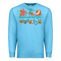 Ocean Blue gastroenterologist olivia Premium Sweatshirt - OliviaCreatesArt