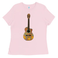 Bubblegum Pink mexican guitar Ladies Tee - Artiststas
