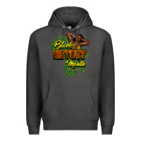 Charcoal Heather Black History Month Premium Hoodie - HowdyJamesFarm