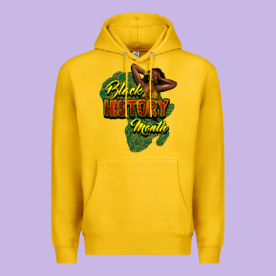 Black History Month Premium Hoodie Designed By Howdyjamesfarm