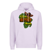 Lilac Black History Month Premium Hoodie - HowdyJamesFarm