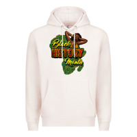 Pale Pink Black History Month Premium Hoodie - HowdyJamesFarm