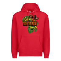 Red Black History Month Premium Hoodie - HowdyJamesFarm