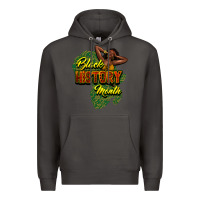 Smoke Black History Month Premium Hoodie - HowdyJamesFarm