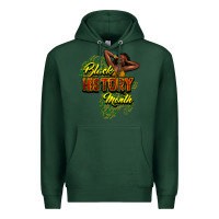 Sports Green Black History Month Premium Hoodie - HowdyJamesFarm