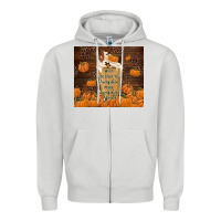 Dove Grey make pumpkin spice Zipper Hoodie - TumblerDesignByShophia