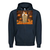 Navy make pumpkin spice Zipper Hoodie - TumblerDesignByShophia