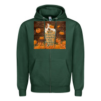 Sports Green make pumpkin spice Zipper Hoodie - TumblerDesignByShophia