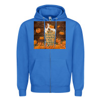 True Royal make pumpkin spice Zipper Hoodie - TumblerDesignByShophia