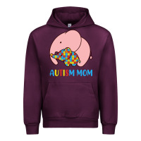 Mauve Wine autism awareness autism mom Urban Hoodie - CowhideDigitalArt