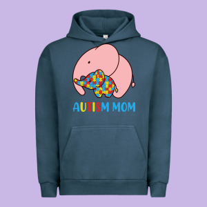 Autism Awareness Autism Mom Urban Hoodie Designed By Cowhidedigitalart
