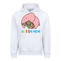 White autism awareness autism mom Urban Hoodie - CowhideDigitalArt