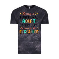 Cloud Black being a functional adult every day seems  a bit ex Vintage Tee - MaliasSmallBusiness