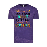 Cloud Purple being a functional adult every day seems  a bit ex Vintage Tee - MaliasSmallBusiness